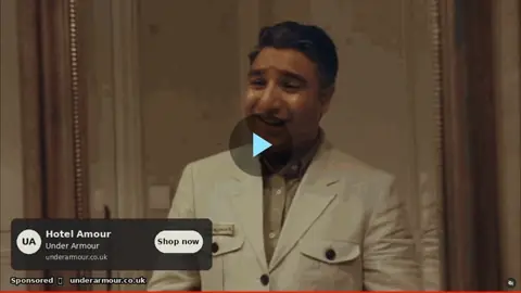 Under Armour CTV video ad example